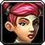 Gnome Female Mask Icon