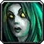 Undead Female Mask Icon