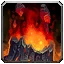 Erupting Volcanic Headpiece Icon