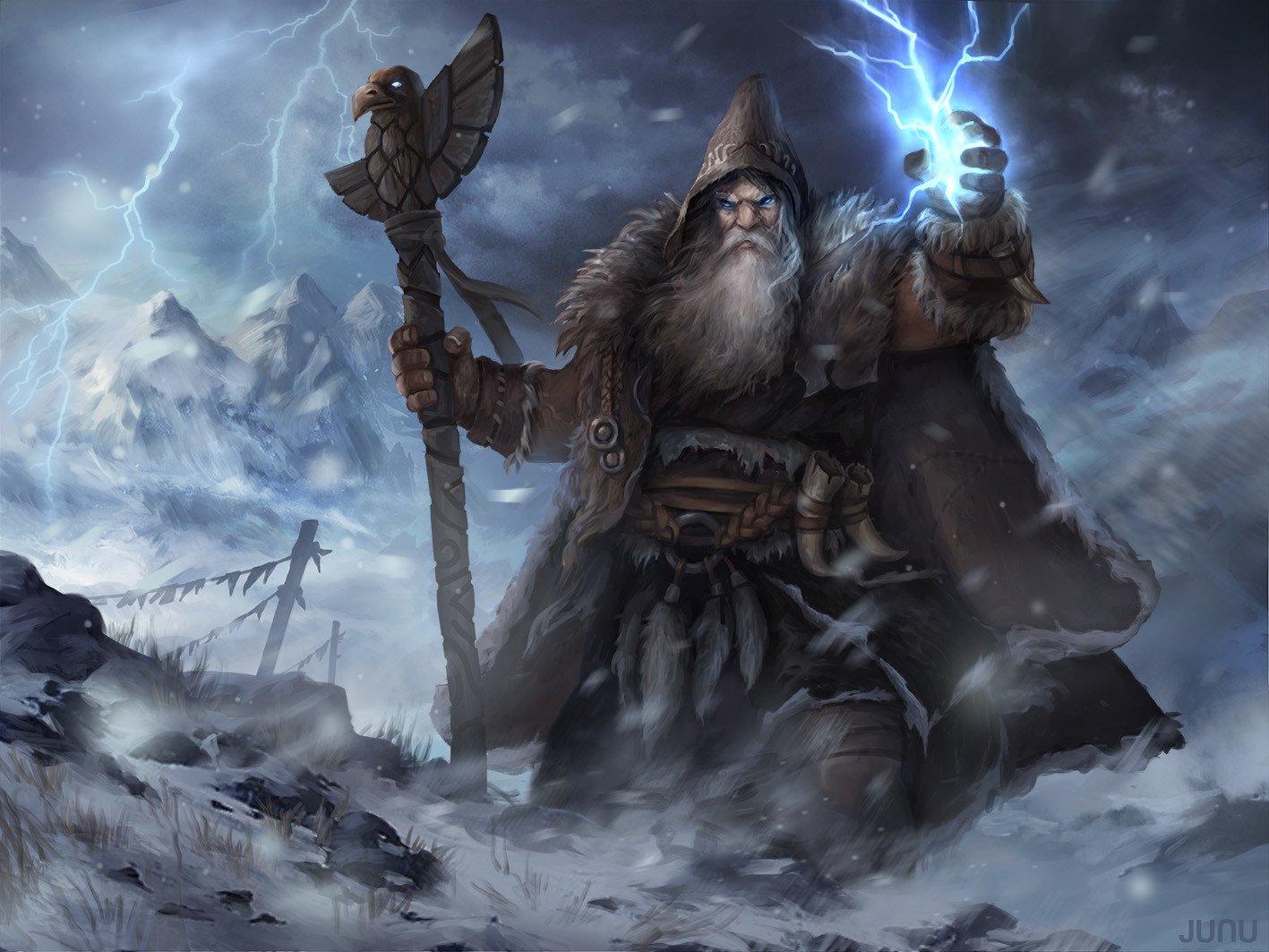 Lightning Druid in Diablo 4