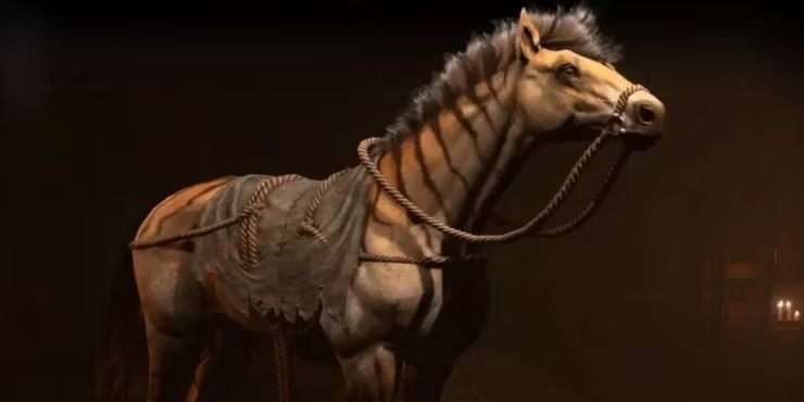 Stripped Steppe Horse Mount D4