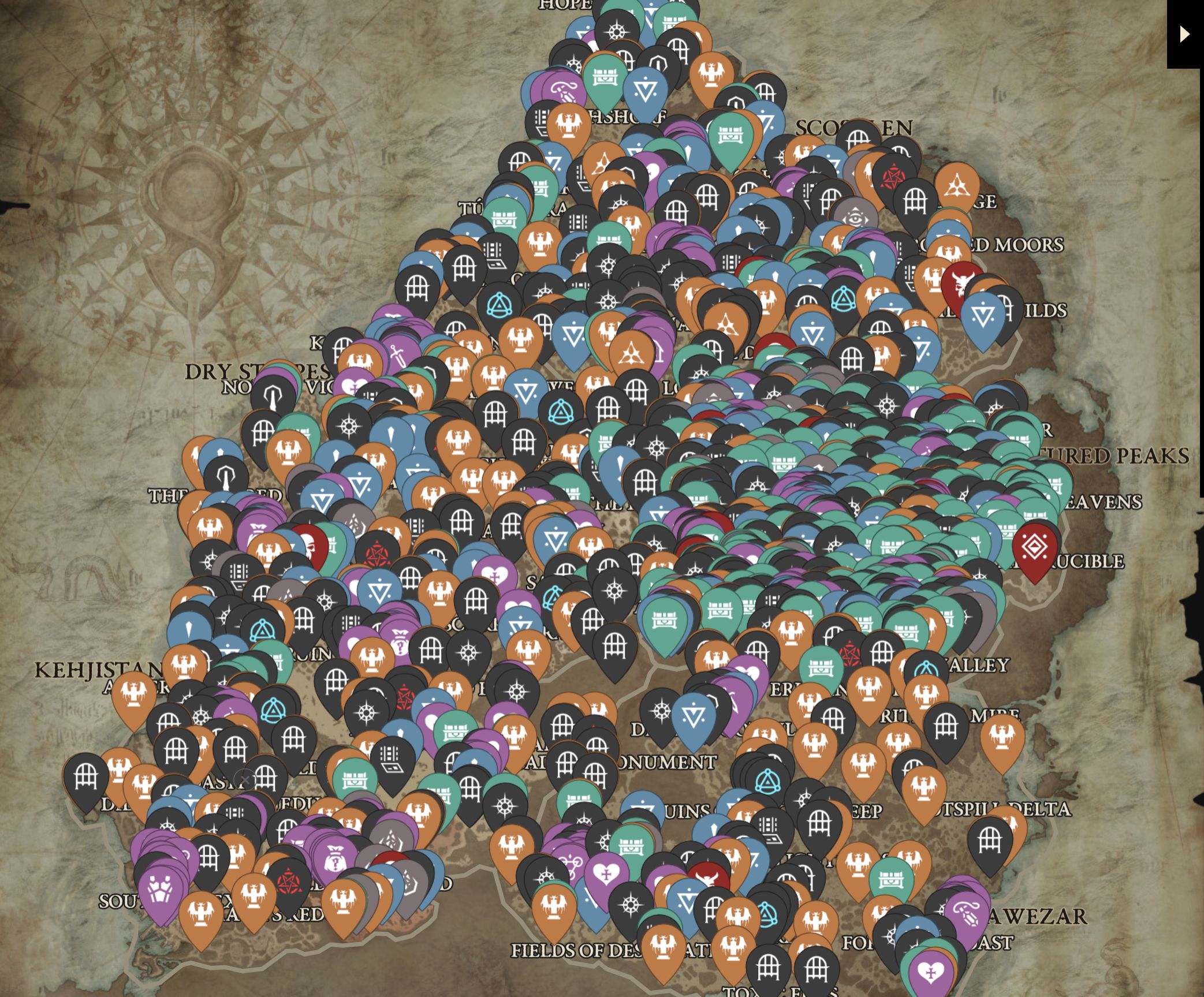 Interaktive Map Diablo 4 H llenflut LZRNN