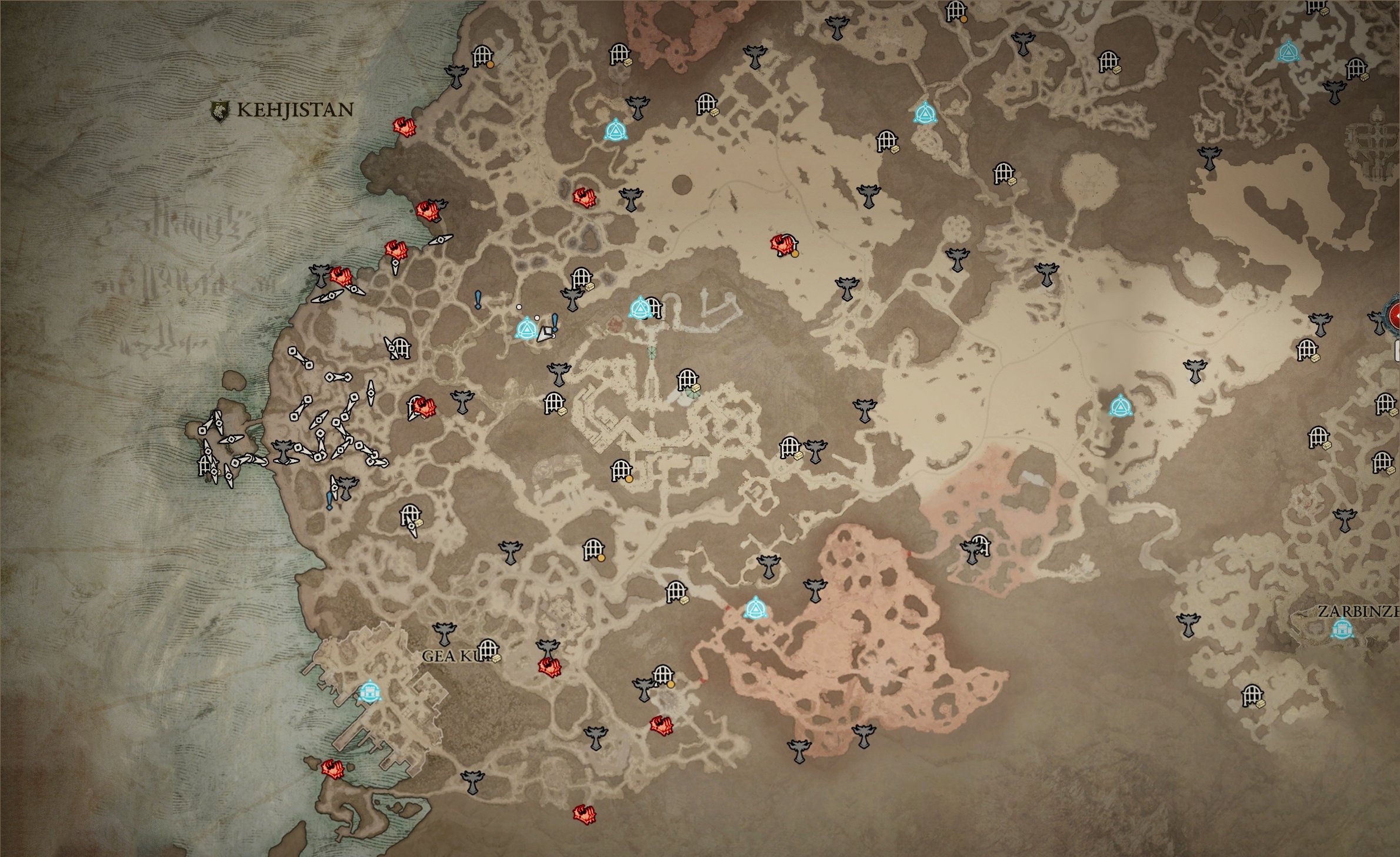 Kehjistan Helltide Locations D4