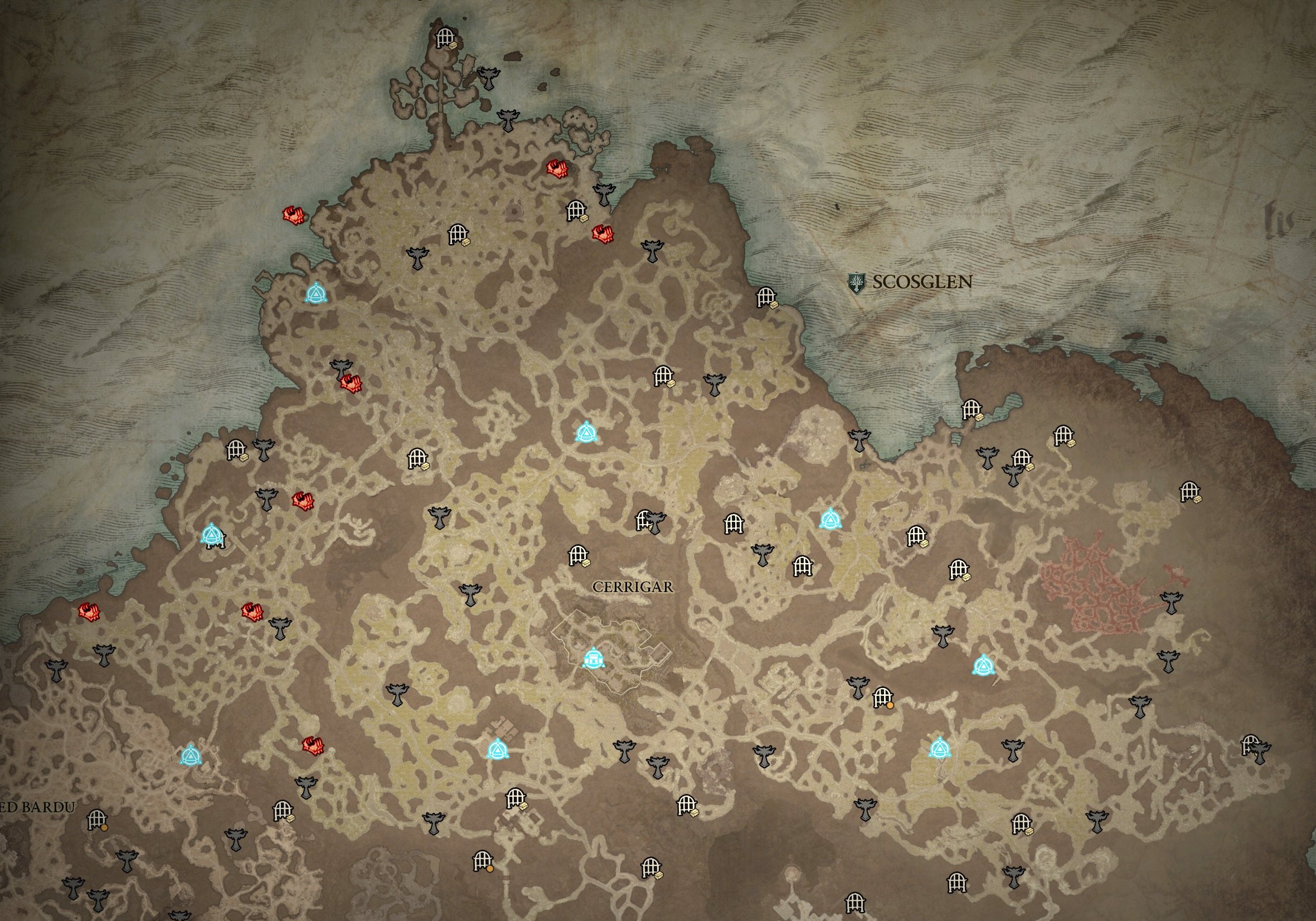 Scosglen Helltide Locations D4