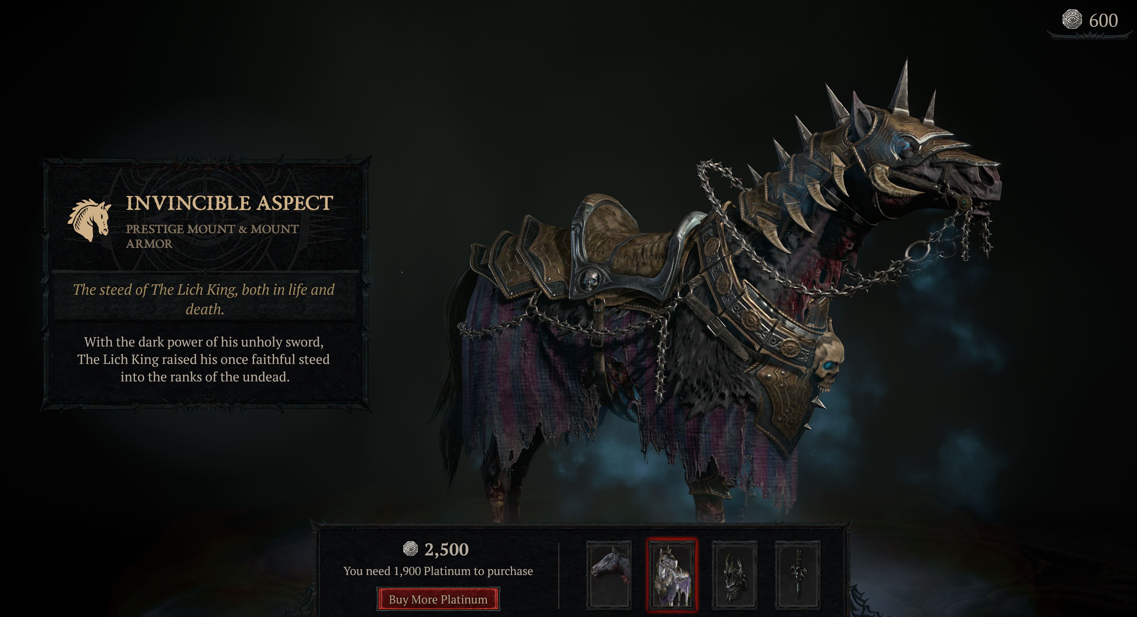WoW s Invincible Lich King Mount Arrives To Diablo 4 Including Helm Of 