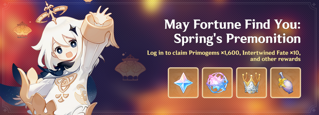 May Fortune Find You event in Genshin Impact Guide and Overview