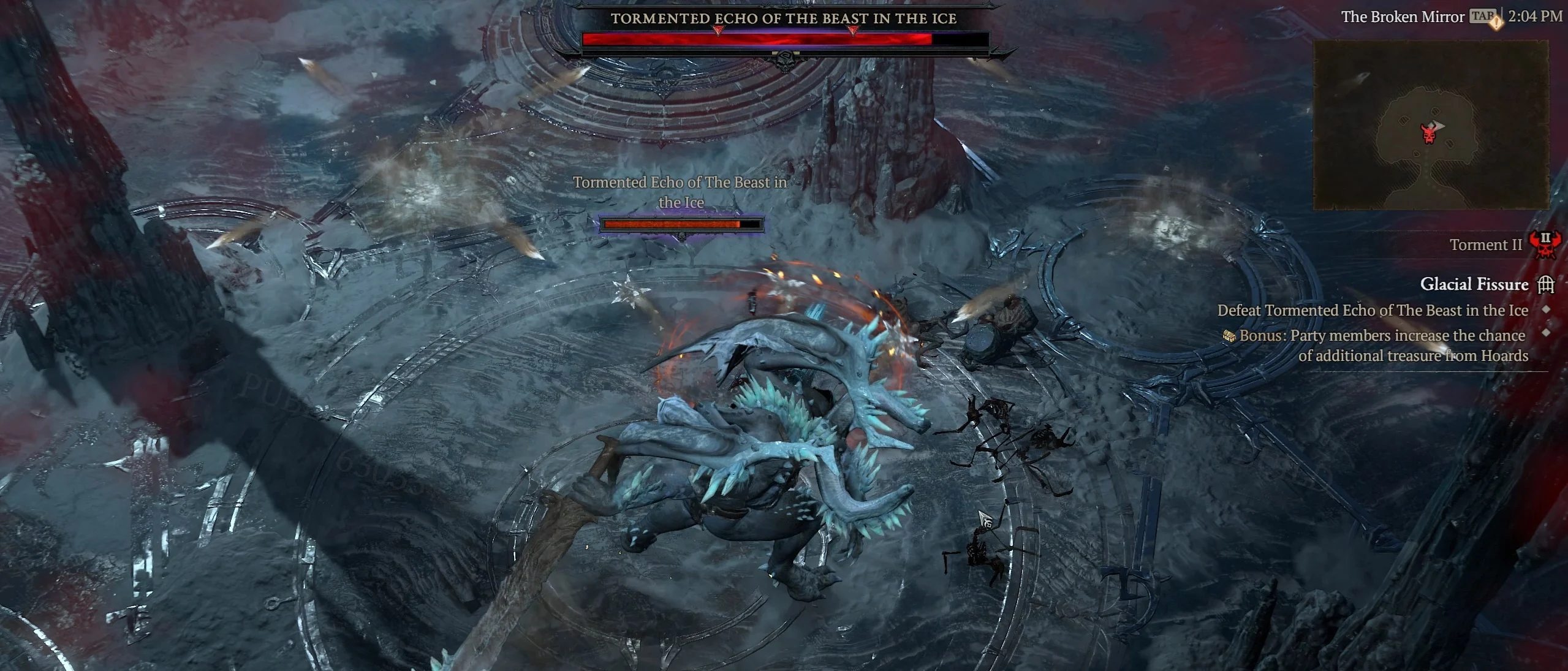 Diablo 4 Beast in The Ice Frozen Strike