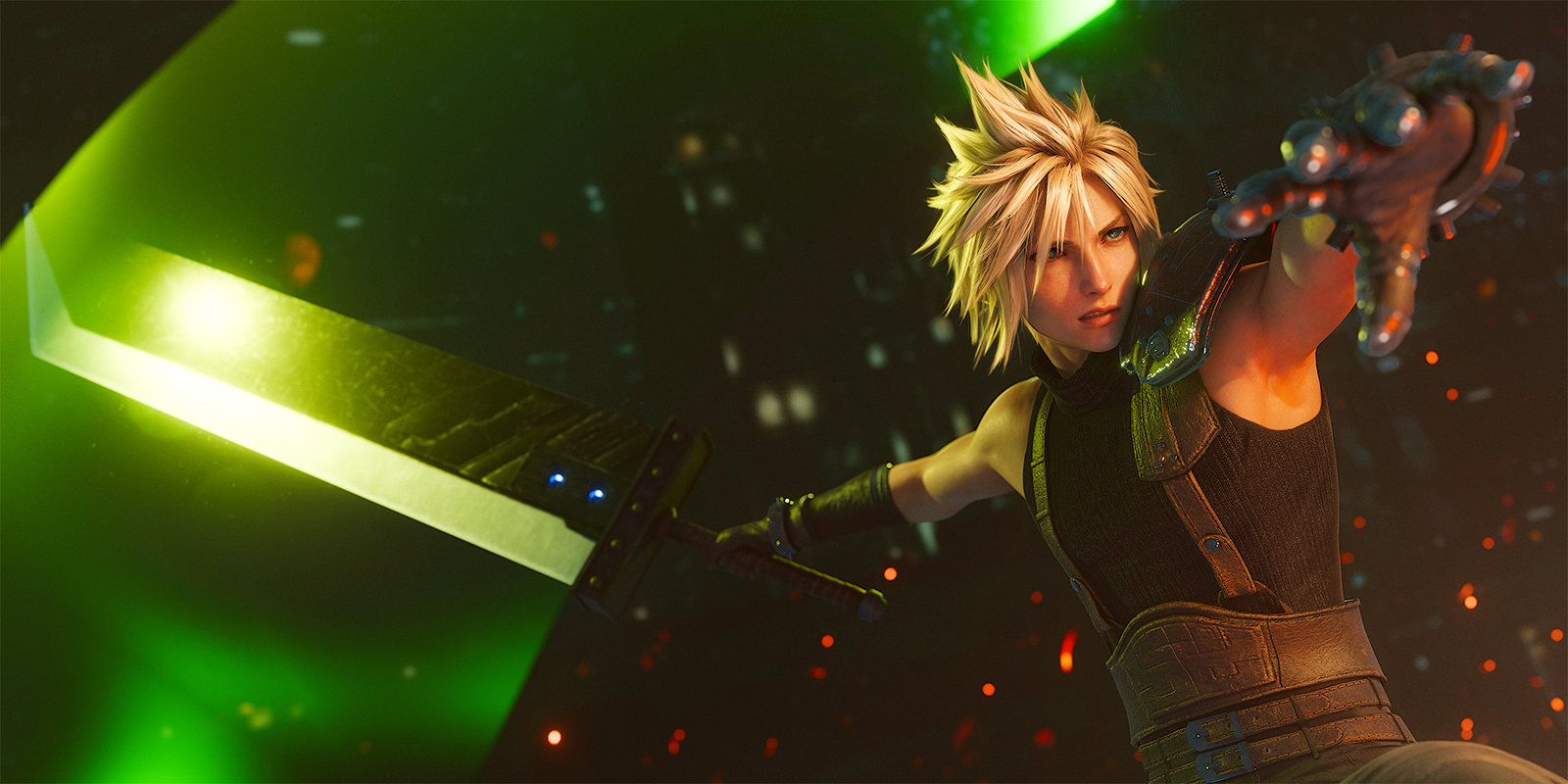 FF7R Cloud - Fanart by Sreliata