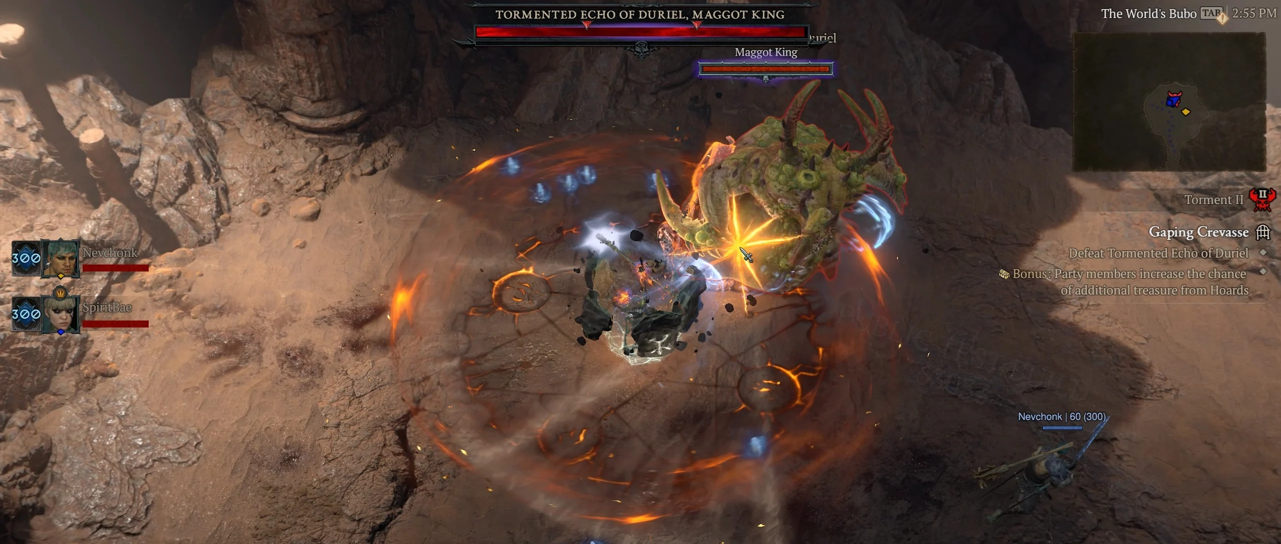 Diablo 4 Duriel Lair Boss Claw Slash Attack