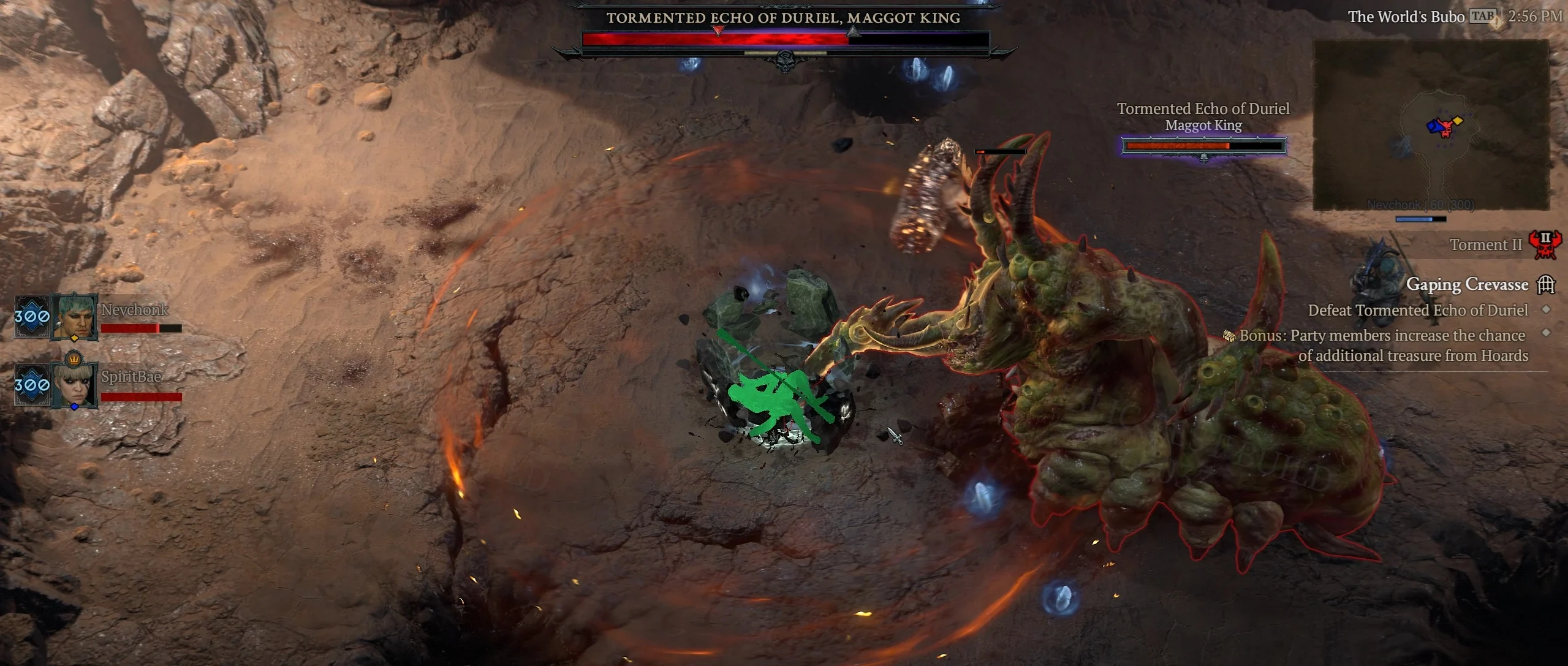 Diablo 4 Duriel Lair Boss Player Stab
