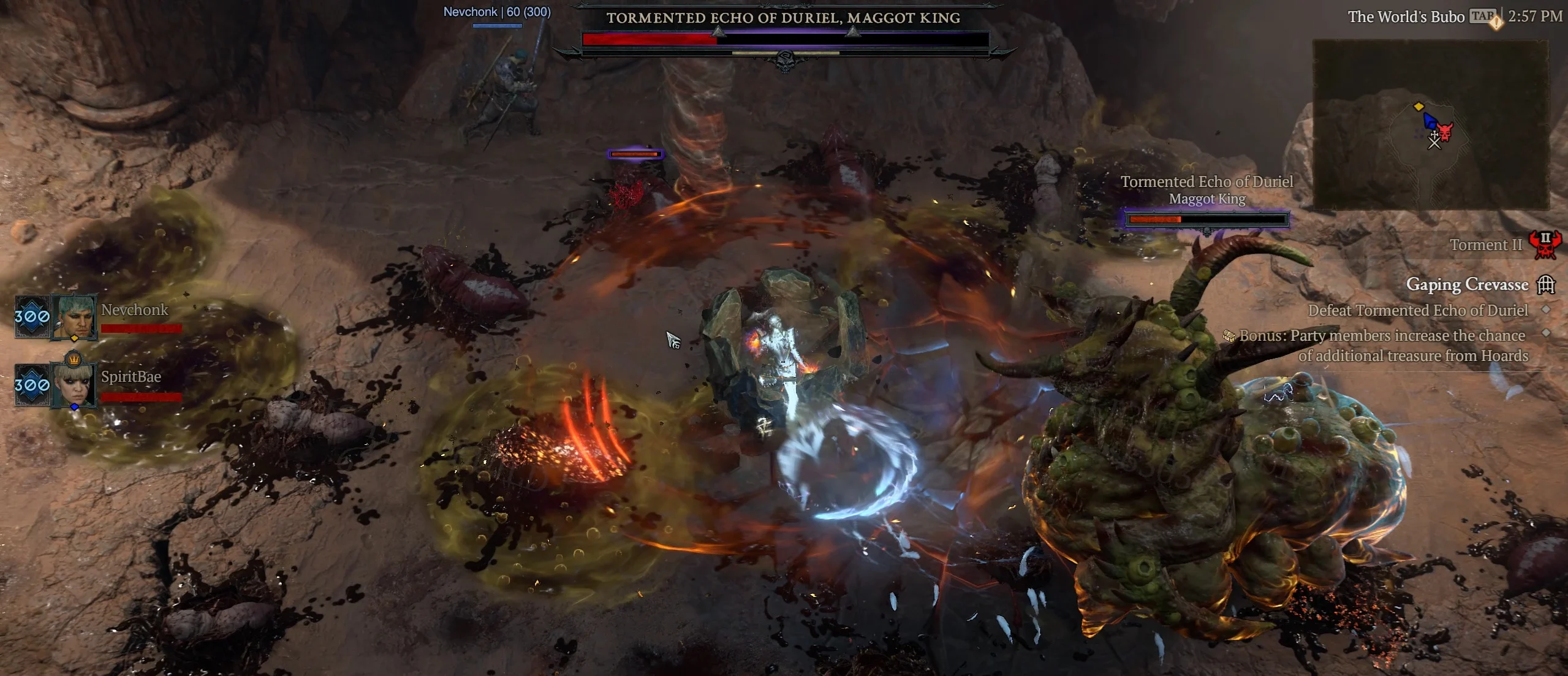 Diablo 4 Duriel Lair Boss Maggots Spawn