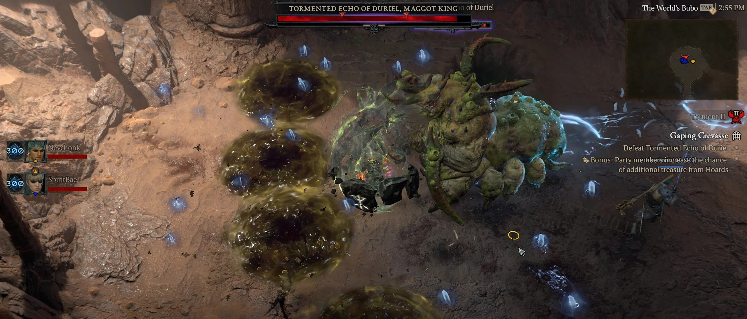 Diablo 4 Duriel Lair Boss Claw Poison Pools
