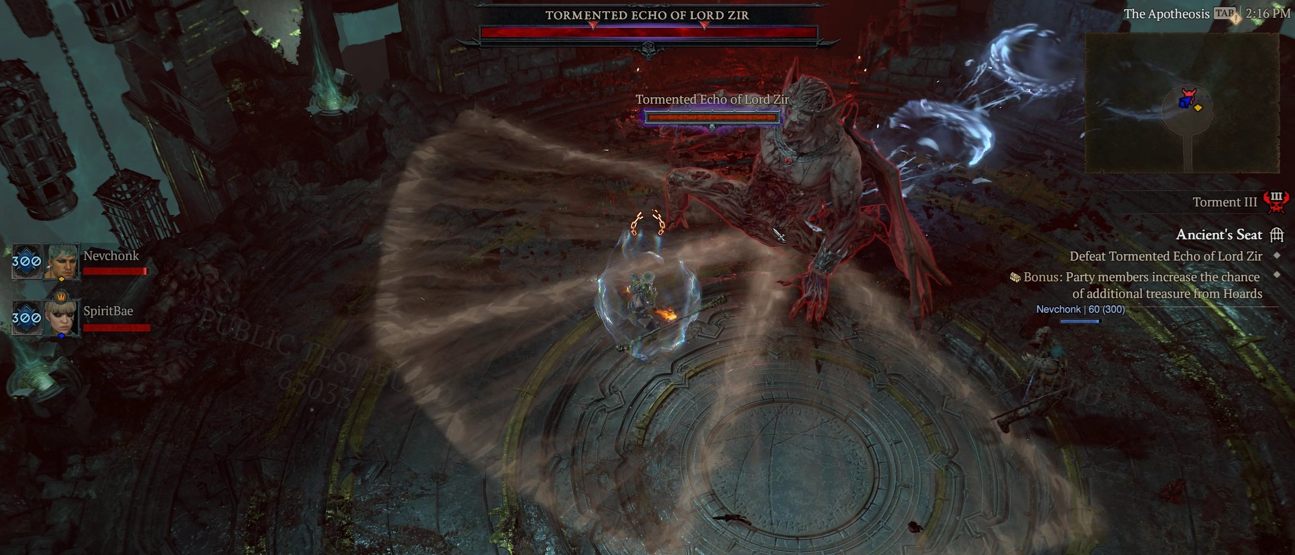 Diablo 4 Lord Zir Frontal Cleave attack