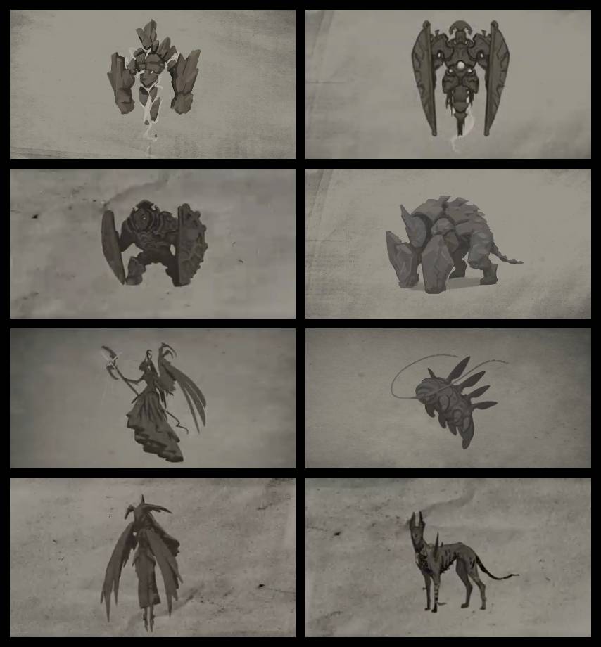 Concept art for Summons in Ashes of Creation