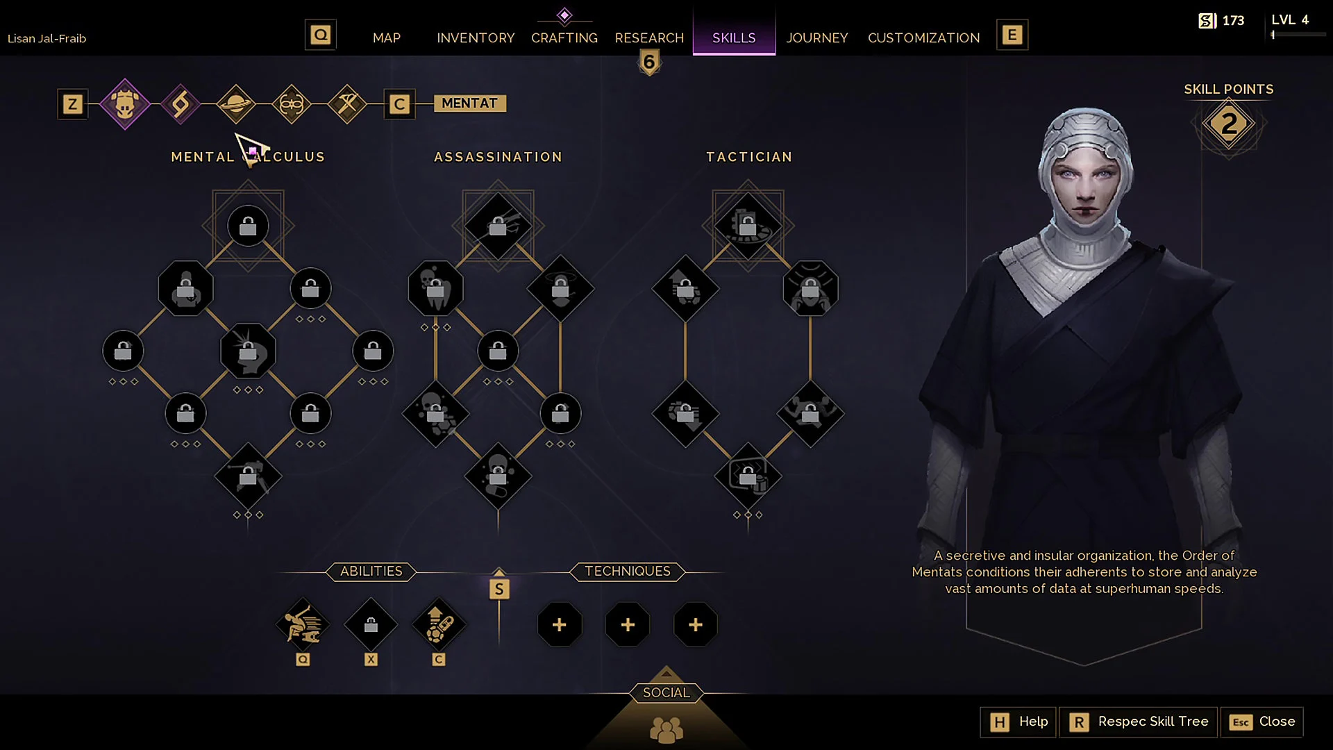 Dune: Awakening Skill Tree
