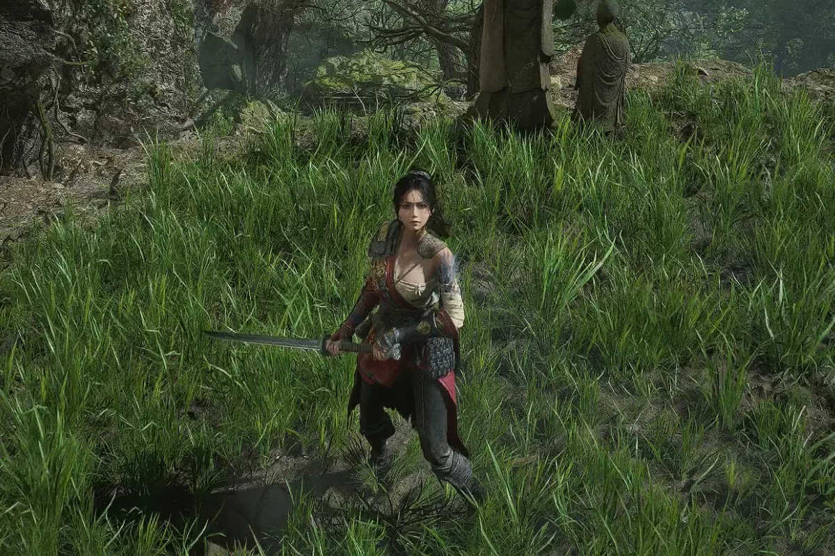 Wuchang, Standing In Grass In WUCHANG: Fallen Feathers.