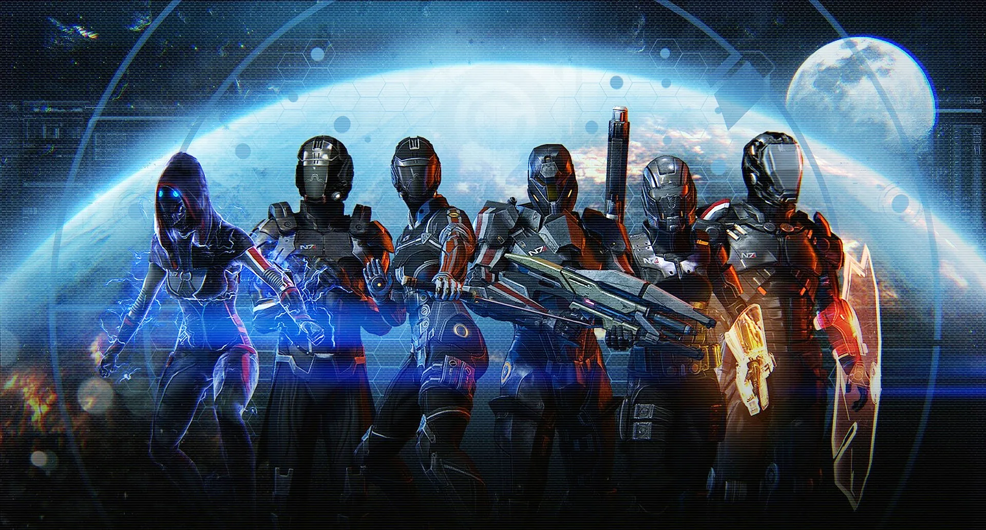 Mass Effect 3: Earth Multiplayer Characters