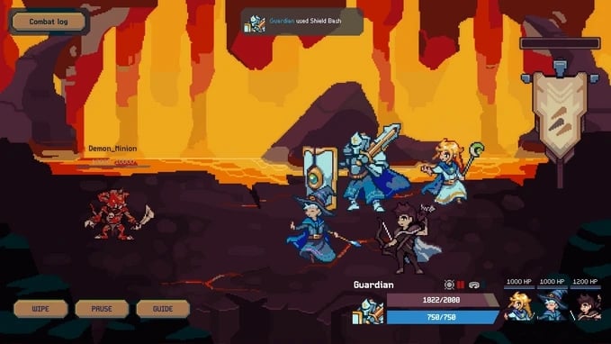 Adventurer Battles in Teamcrafter