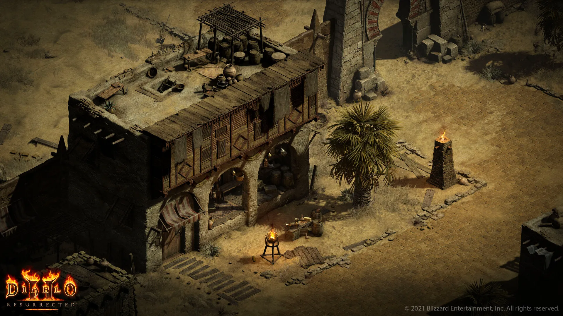 Diablo 2 Lut Gholein by Michael Manfredi - Blizzard Entertainment