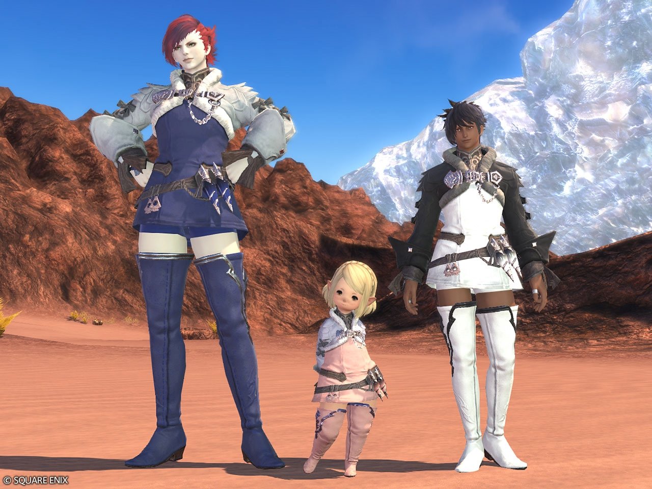 FFXIV Mogstation Crystarium Rebel Dyed Look