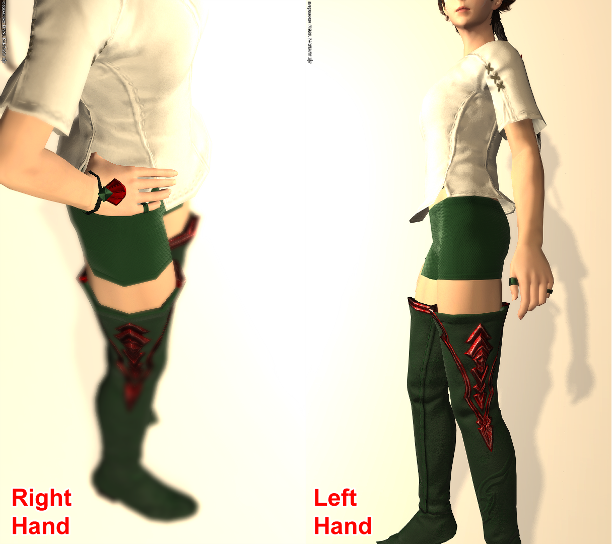 Wrist Torque and Thighboots from Crystarium Rebel's Attire set