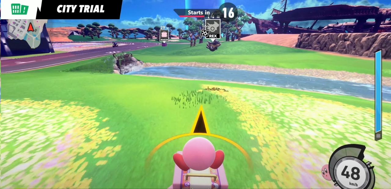 Gameplay of the City Trial mode.
