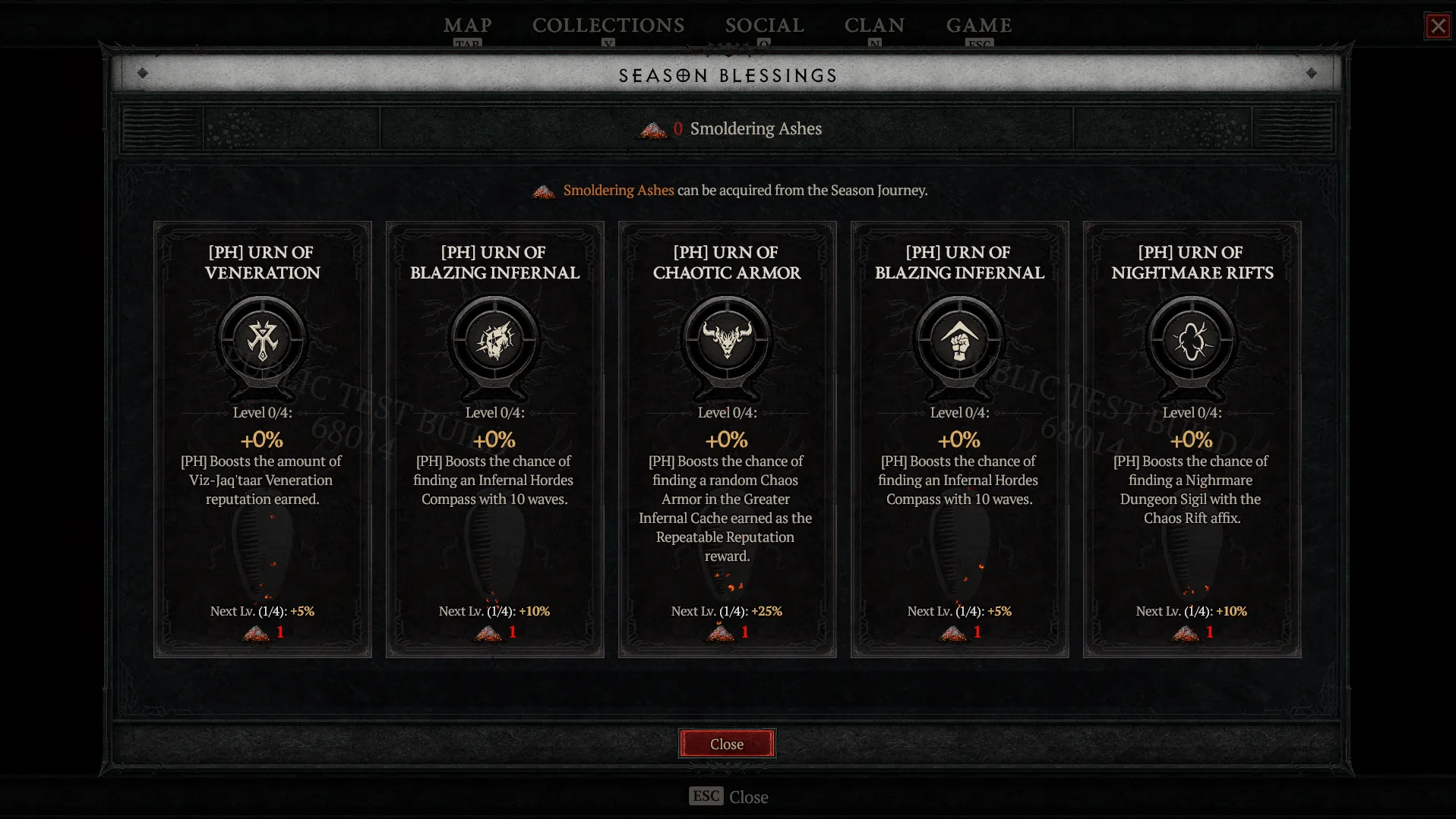 Diablo 4 Season 10 PTR revealed which Blessings we will get during the season and what boosts they will provide.