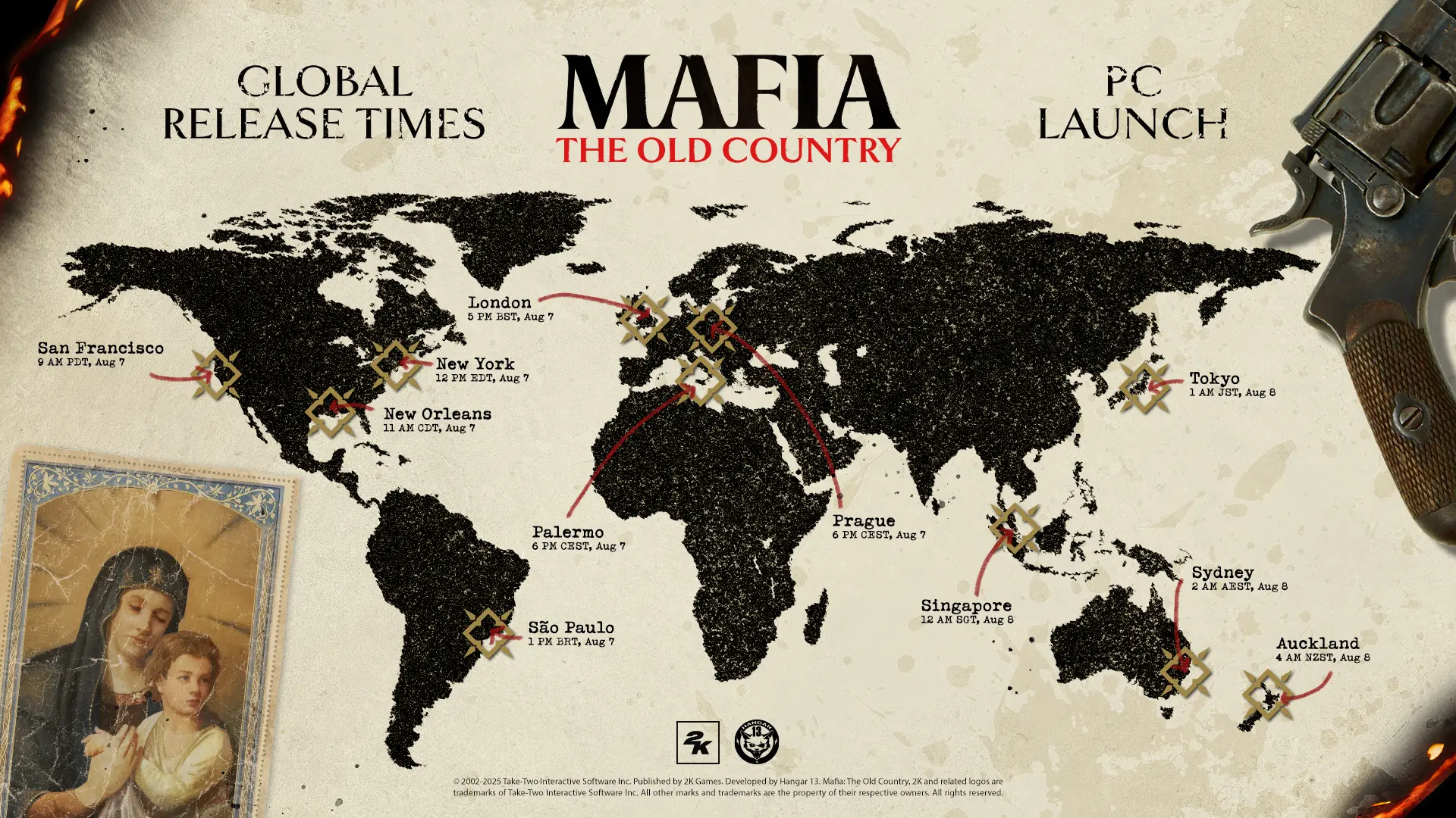 Mafia: The Old Country Launch Map