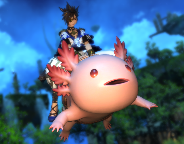 Final Fantasy XIV Megaloambystoma Mount
