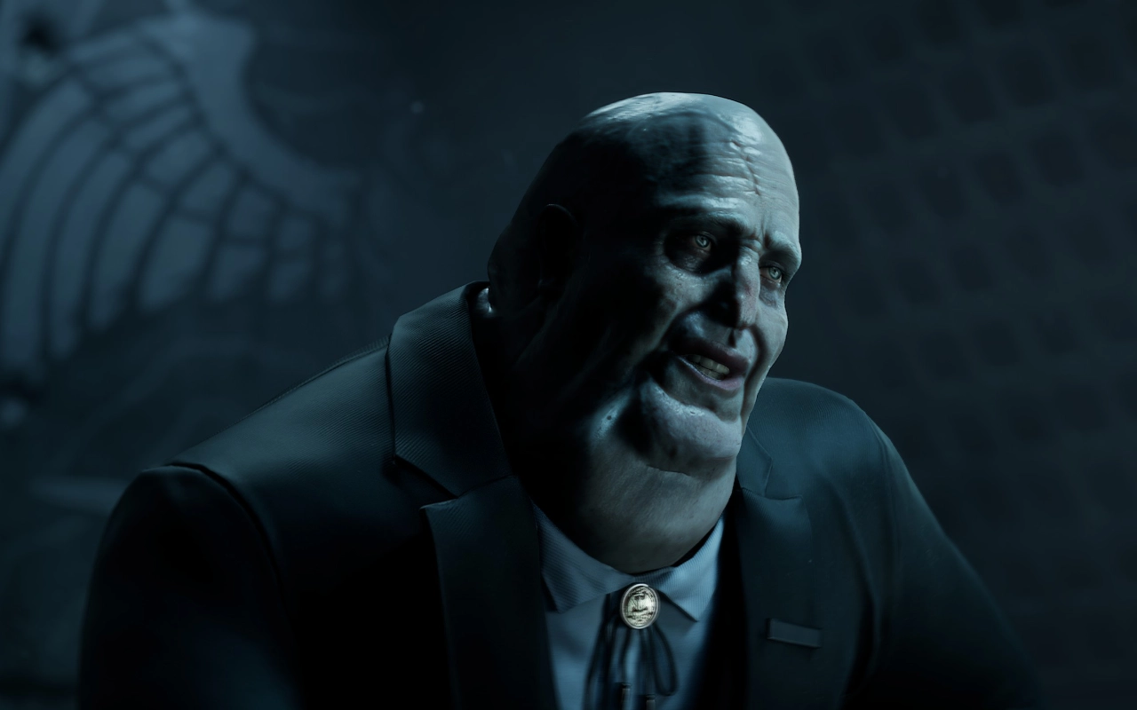 One of the many suspect characters you encounter during Hell is Us.