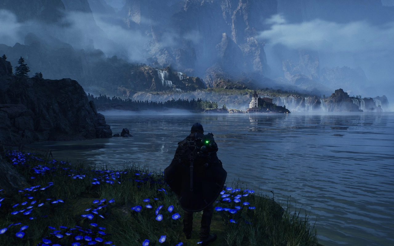 Lake Cynon, one of the locations you visit in the game.