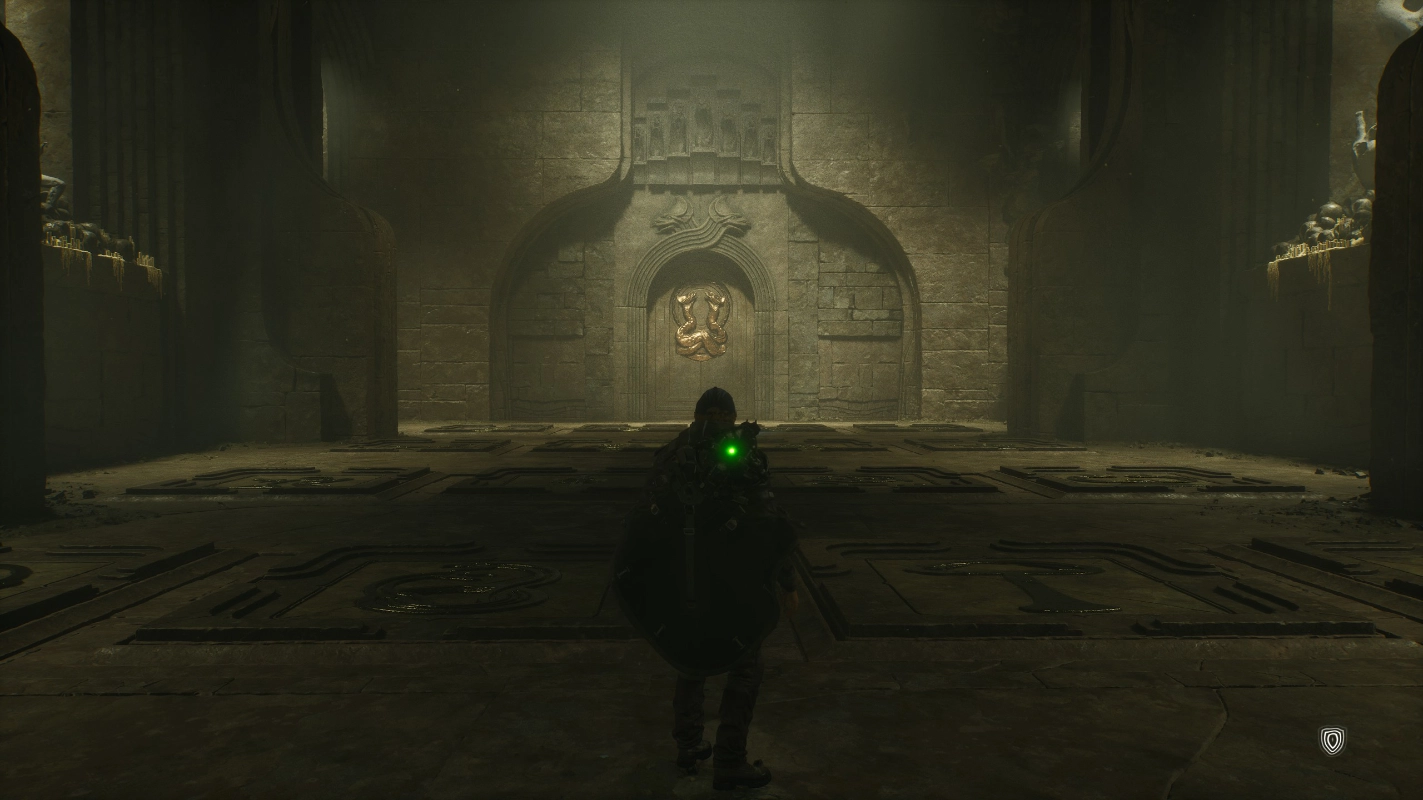 An environmental puzzle from the latter half of the game.