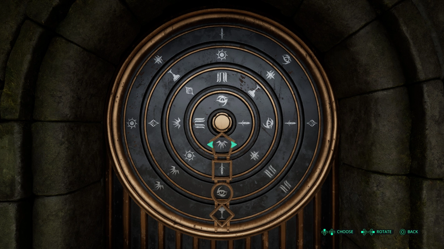 One of the many puzzles you encounter in the game