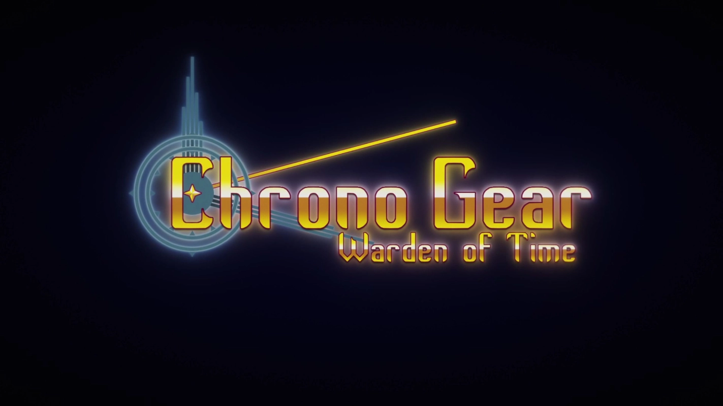 The title for Chrono Gear, as seen in the opening cinematic.