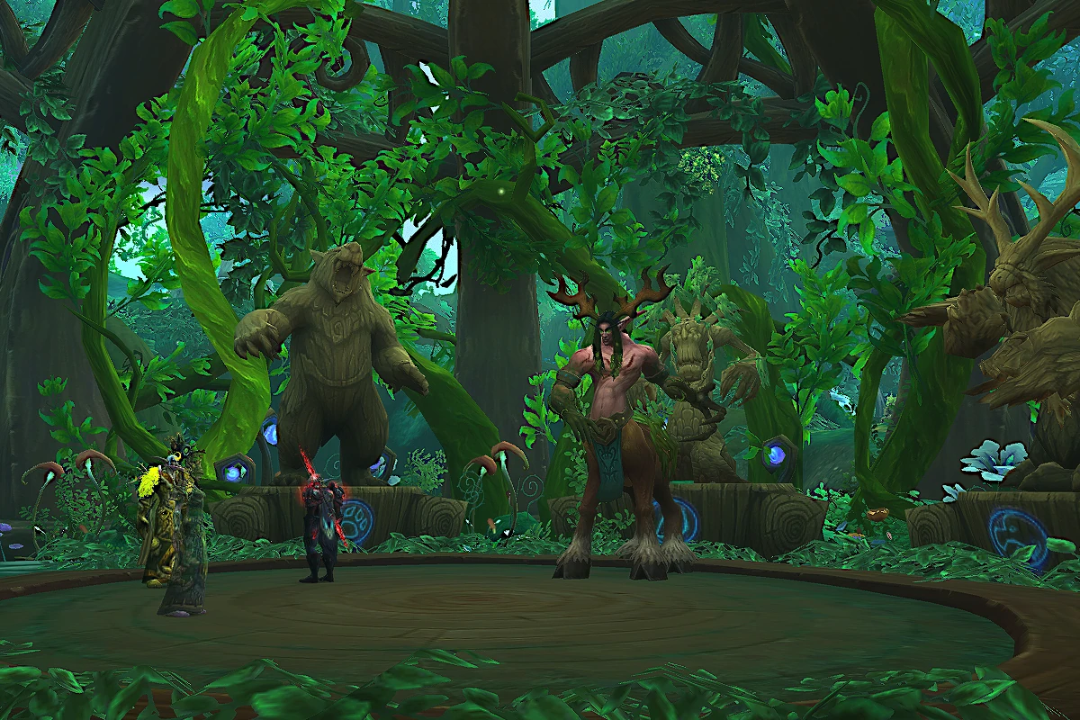 The Dreamgrove Druid Class Order Hall used in Legion and Legion Remix campaigns