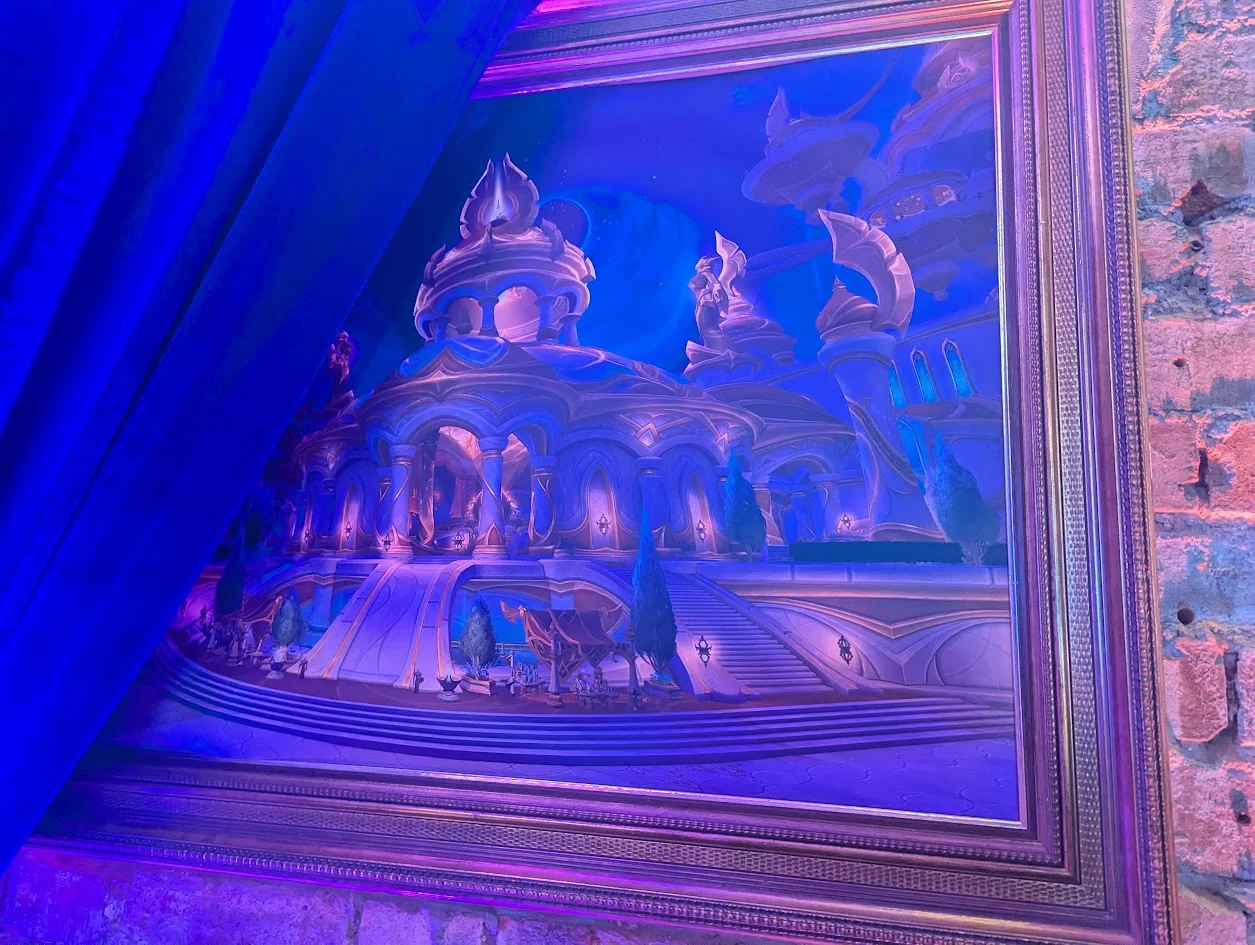 A photo of a portrait of a building in Silvermoon City