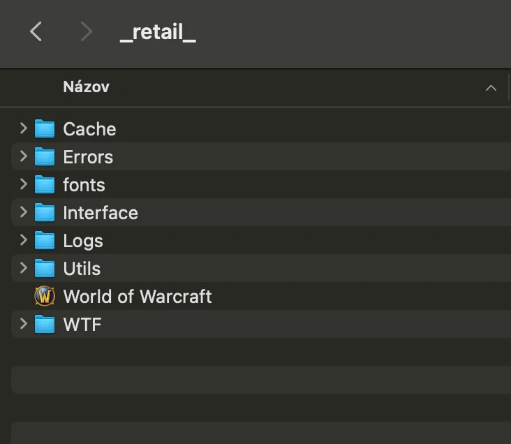 World of Warcraft settings