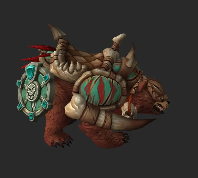 Amani Blessed Bear mount in WoW: Midnight