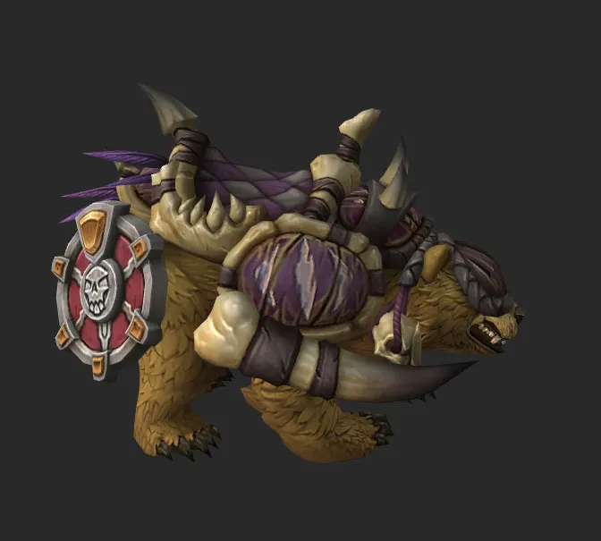 HD Amani Bear model light gray model