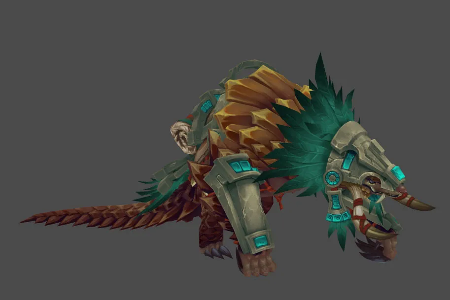 Blessed Amani Burrower Mount Model