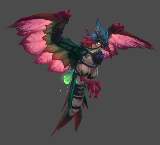 Brilliant Petalwing mount model.