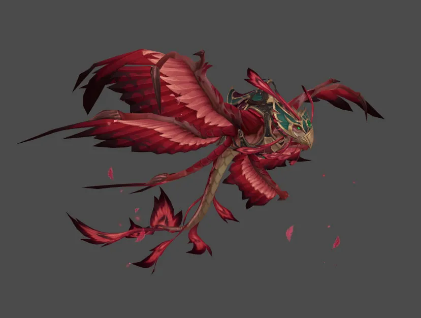 Crimson Dragonhawk Mount Model