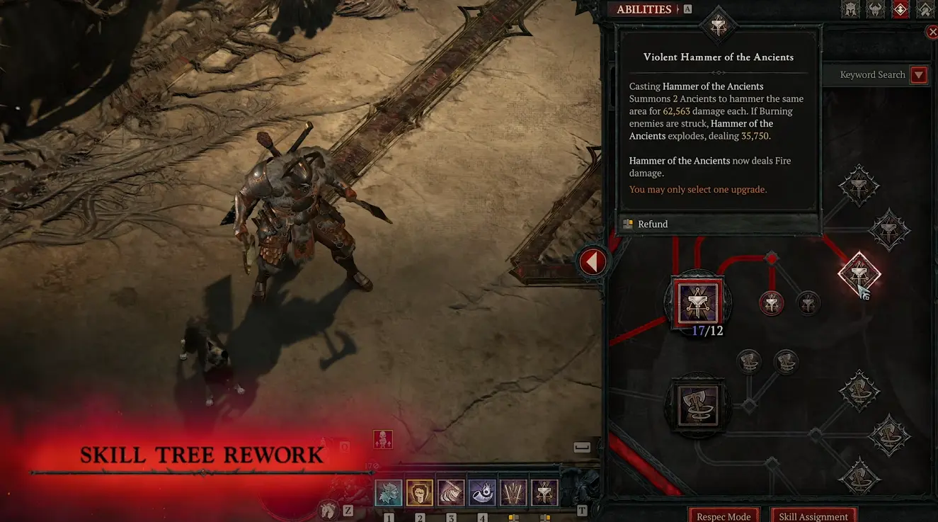Hammer of the Ancients Diablo 4 Lord of Hatred Skill Preview - Violent HotA