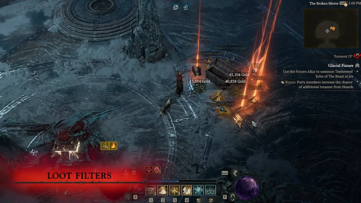 Diablo 4 Loot Filters Hiding Loot and not salvaging