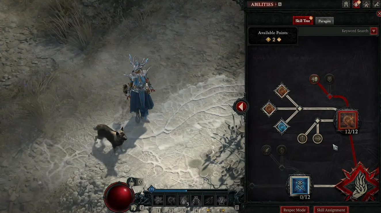 Diablo 4 Sorcerer new skill tree with new Hydra skill changes