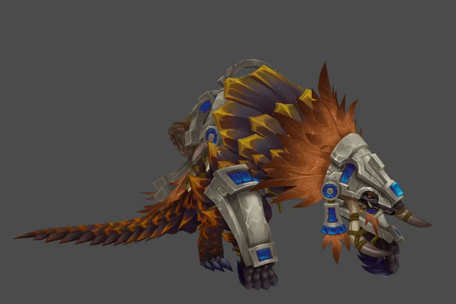 Escaped Witherbark Pango Mount Model