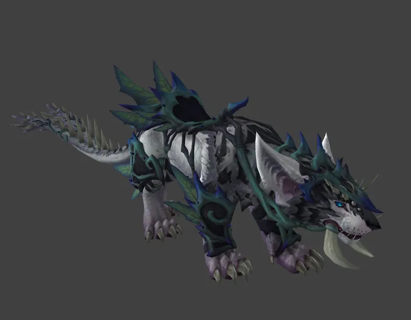 Ivory Grimlynx Mount Model
