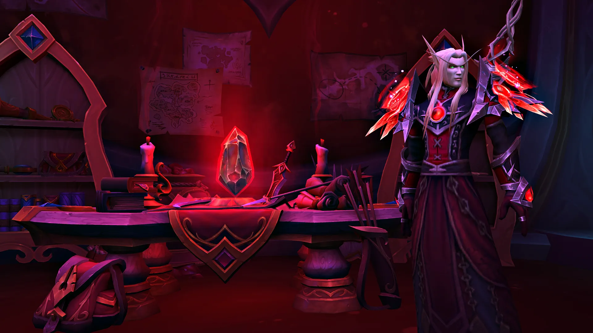 Close up image of Astalor in Silvermoon, who is handing out contracts for the Prey System