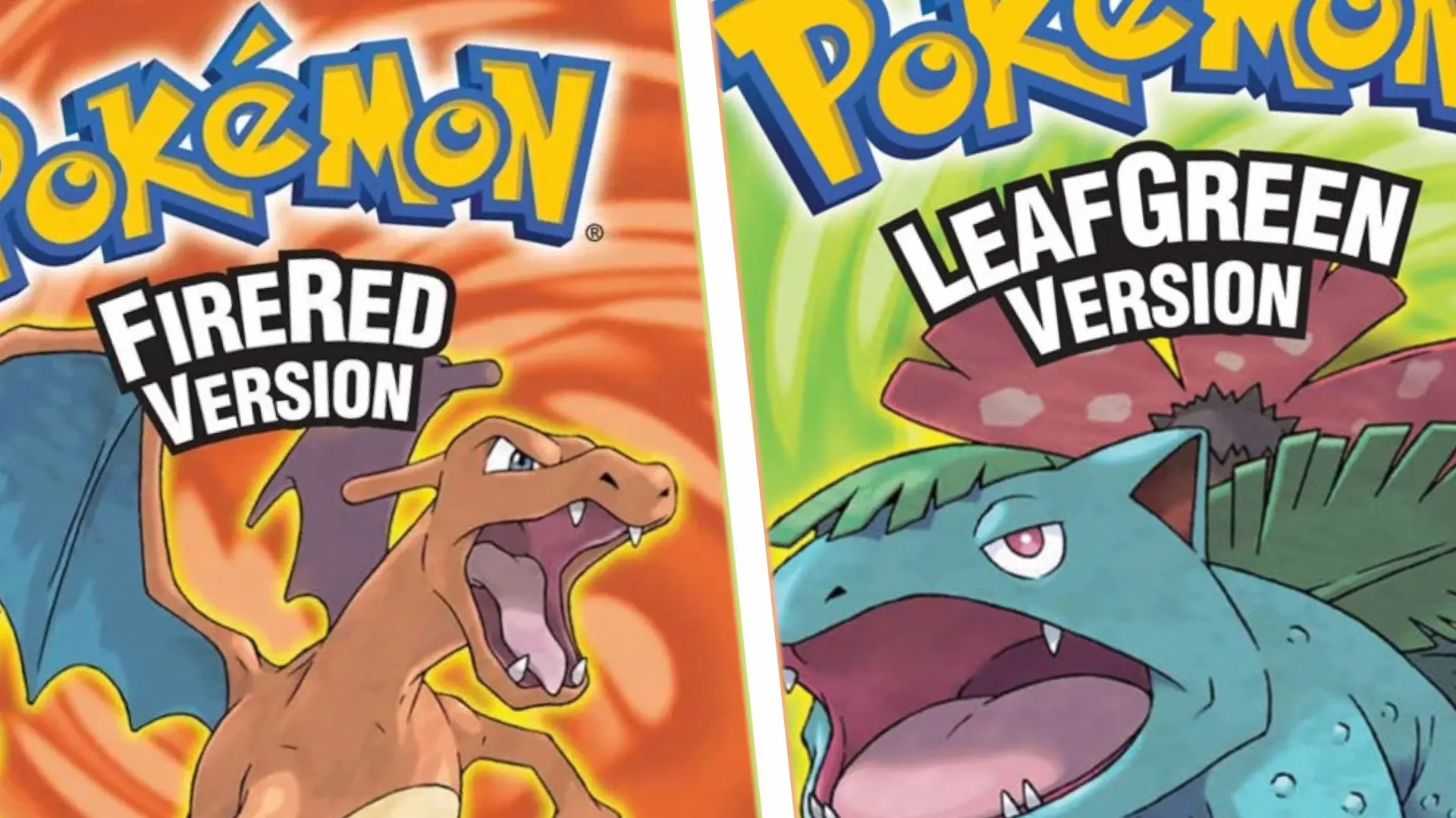 Pokemon Leaf Green Fire Red covers