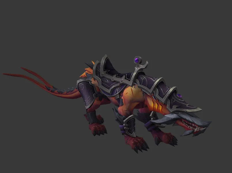 Ravenous Shredclaw Mount Model